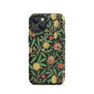 Four Fruits too - William Morris Aesthetic Iphone Case, 13 / Tough Phone, Floral Patterned Phone Case