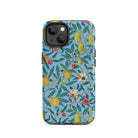 Four Fruits William Morris Aesthetic Iphone Case, 14 / Matte, Floral Patterned Phone Case