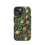 Four Fruits too - William Morris Aesthetic Iphone Case, 14 / Matte, Floral Patterned Phone Case