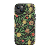 Four Fruits too - William Morris Aesthetic Iphone Case, 14 Plus / Matte, Floral Patterned Phone Case