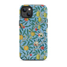 Four Fruits William Morris Aesthetic Iphone Case, 14 Plus / Matte, Floral Patterned Phone Case