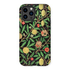 Four Fruits too - William Morris Aesthetic Iphone Case, 14 Pro Max / Matte, Decorative Iphone Case Botanical Fruit Flower Pattern