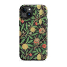 Four Fruits too - William Morris Aesthetic Iphone Case, 15 Plus / Tough Phone, Floral Patterned Phone Case