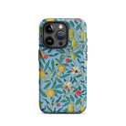 Four Fruits - William Morris Aesthetic Iphone Case, 15 Pro / Matte, Floral Patterned Phone Case
