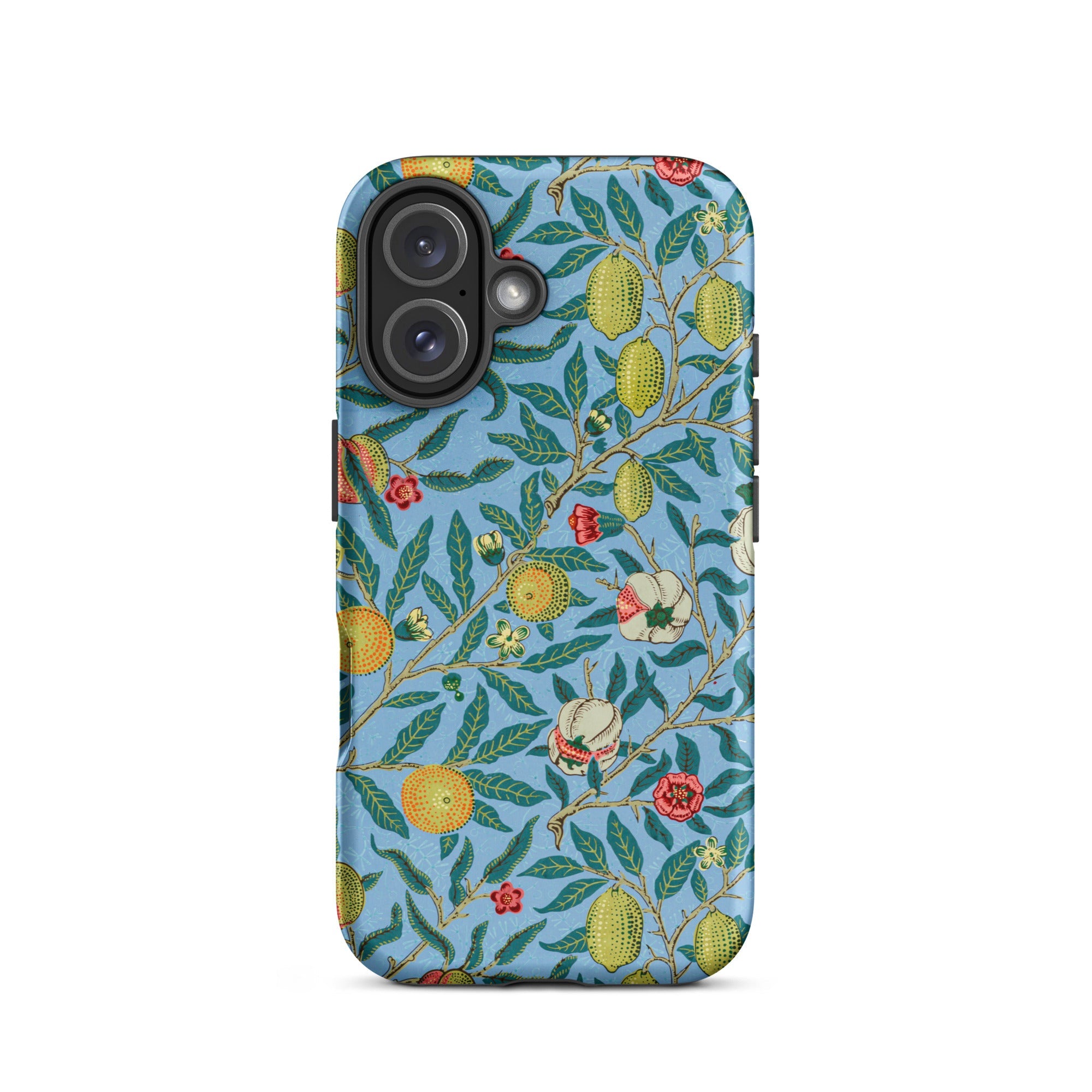 Four Fruits - William Morris Aesthetic Iphone Case, 16 / Matte, Floral Patterned Phone Case