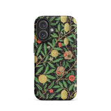 Four Fruits too - William Morris Aesthetic Iphone Case, 16 / Matte, Floral Patterned Phone Case