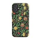 Four Fruits too William Morris Aesthetic Iphone Case, 16 Plus / Matte, Floral Patterned Phone Case