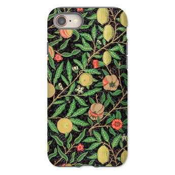Four Fruits too - William Morris Aesthetic Iphone Case, 8 / Matte, Floral Patterned Phone Case