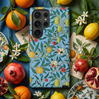 Four Fruits - William Morris Aesthetic Phone Case, Mobile Cases, Toby Leon