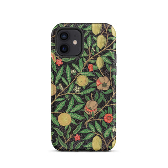 Four Fruits too - William Morris Aesthetic Phone Case Iphone 12 / Matte Floral Patterned Morris’s Horticultural Symphony, Pattern, Mobile