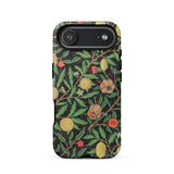 Four Fruits too - William Morris Aesthetic Phone Case Iphone 17 Air / Matte Floral Patterned Phone Case Green Leaves Red Flowers William
