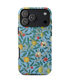 Iphone 17 Pro Max / Matte Four Fruits - William Morris Aesthetic Phone Case, Victorian-era Botanical Marvel, Art