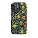 Four Fruits too - William Morris Aesthetic Phone Case Iphone 16 Pro Max / Matte Floral Patterned Phone Case William Morris’s Horticultural