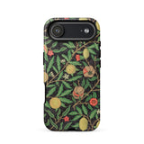 Four Fruits too - William Morris Aesthetic Phone Case Iphone 17 Air / Matte Floral Patterned Phone Case Green Leaves Red Flowers William