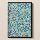 Four Fruits - William Morris Botanical Pattern Framed Canvas Posters Prints & Visual Artwork