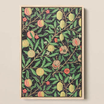 Four Fruits too - William Morris Botanicals Art Print / Canvas, 12x18’’ / 31x46cm / Natural Frame, Posters Prints & Visual Artwork, Toby