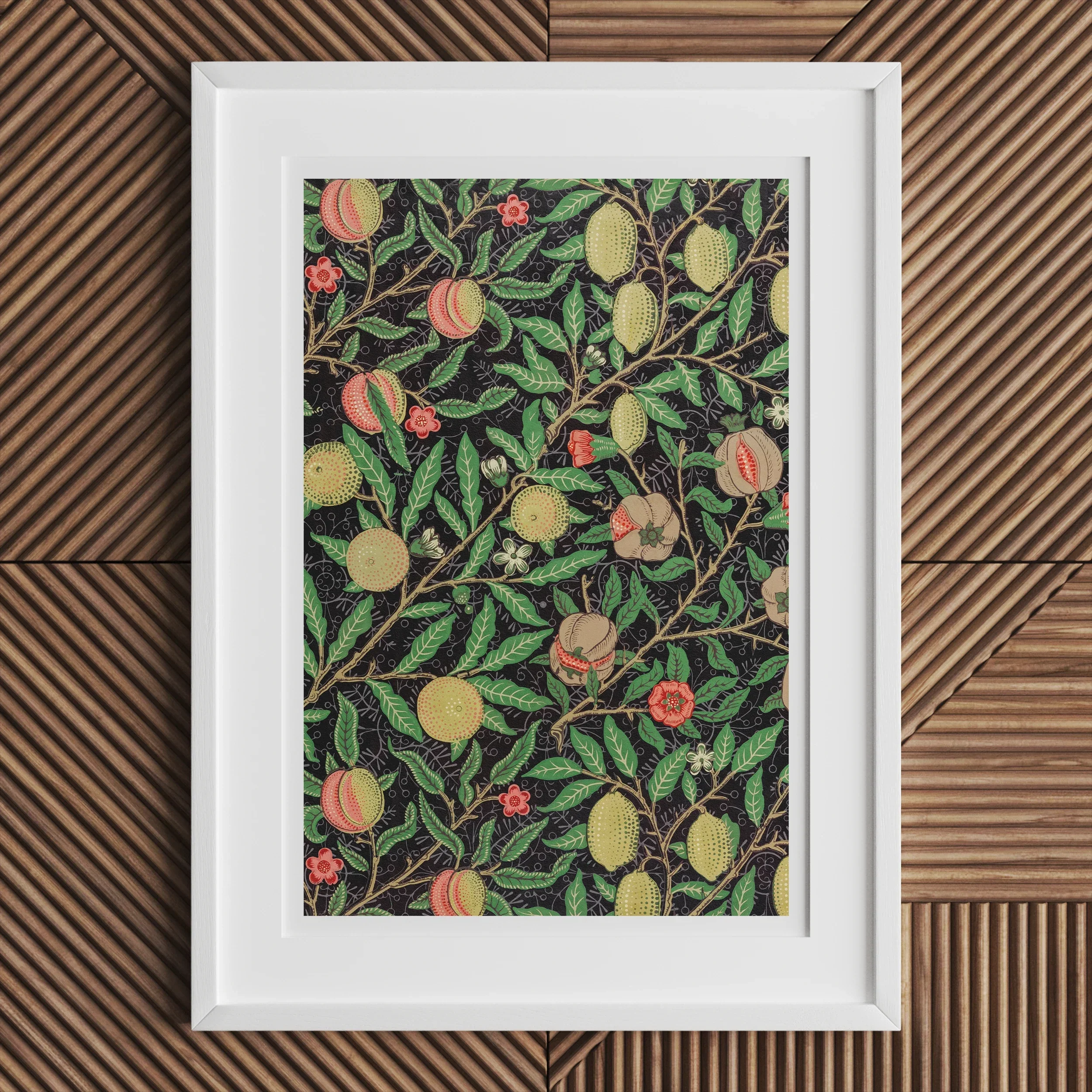 Four Fruits too - William Morris Botanicals Art Print Posters Prints & Visual Artwork