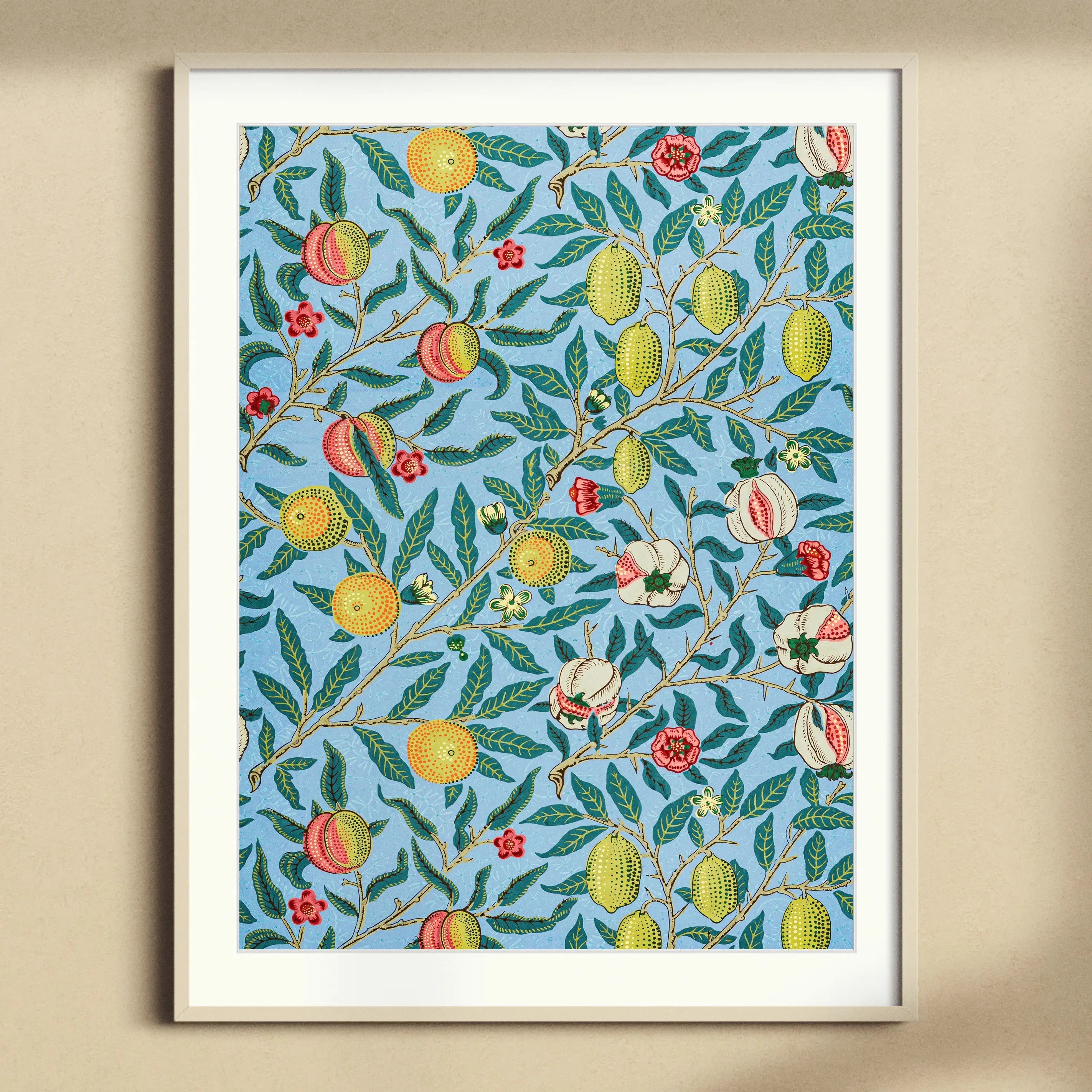 Four Fruits By William Morris Framed & Mounted Print - Posters Prints & Visual Artwork - Aesthetic Art