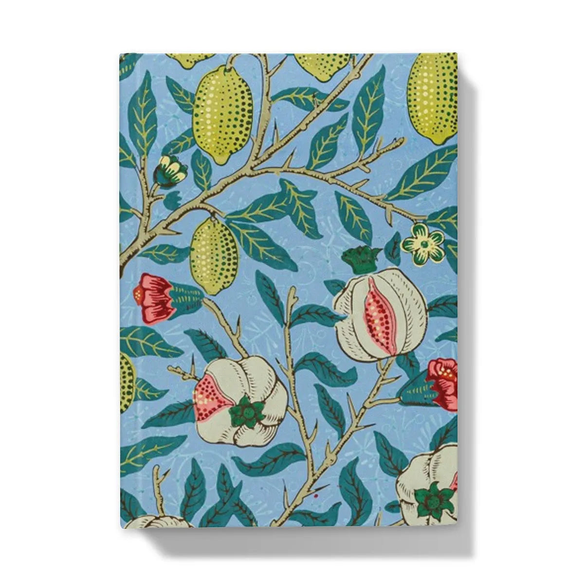 Four Fruits By William Morris Hardback Journal - 5’x7’ / Lined - Notebooks & Notepads - Aesthetic Art