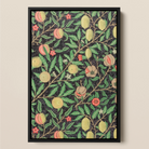 Four Fruits too - William Morris Pattern Art Framed Canvas Posters Prints & Visual Artwork