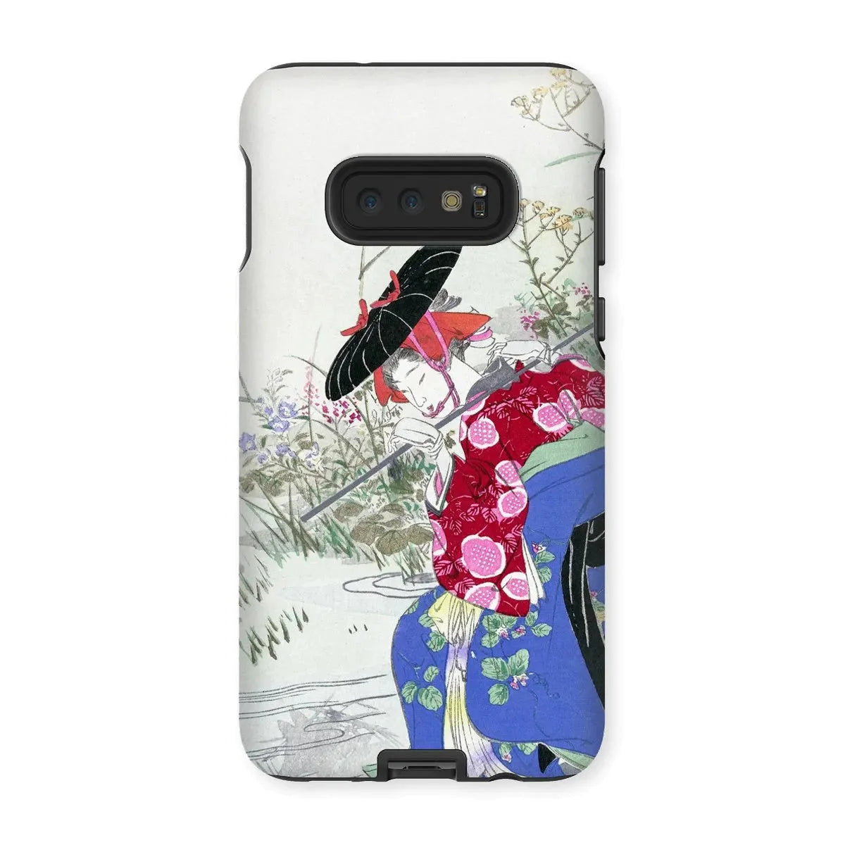 Fox Spirit - Japanese Ukiyo - e Phone Case - Ogata Gekko - Samsung Galaxy S10e / Matte - Mobile Phone Cases - Aesthetic