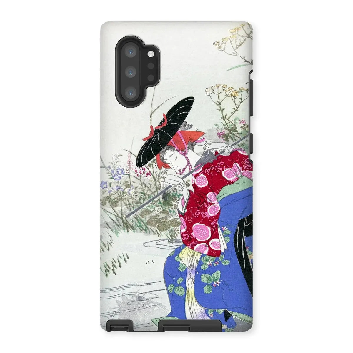 Fox Spirit - Japanese Ukiyo - e Phone Case - Ogata Gekko - Samsung Galaxy Note 10p / Matte - Mobile Phone Cases