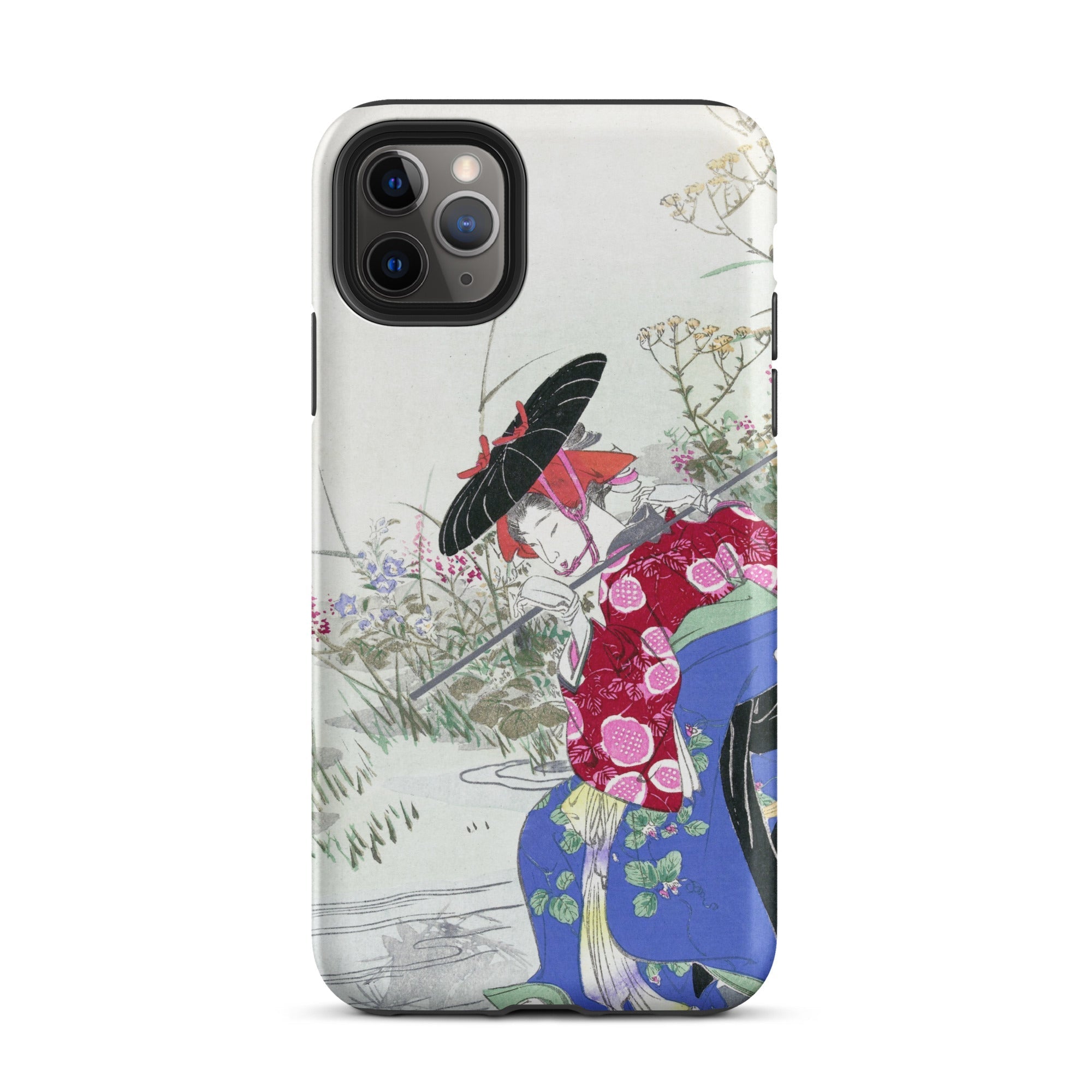 Fox Spirit Ogata Gekko Ukiyo e Iphone Case, 11 Pro Max / Matte, Smartphone Case Japanese Art