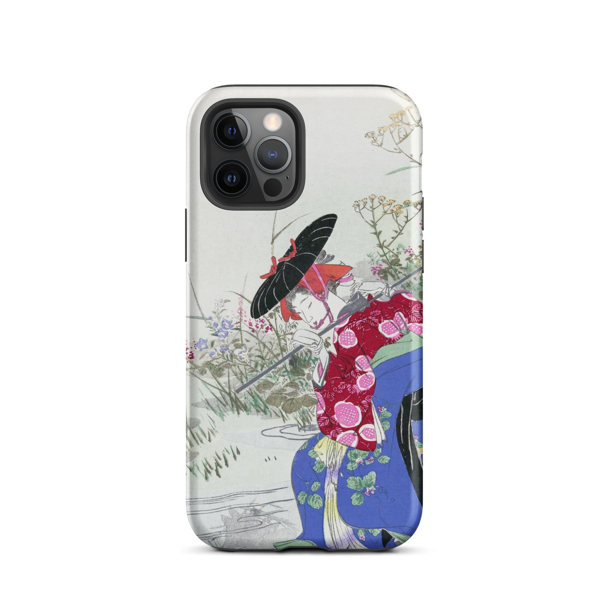 Fox Spirit Ogata Gekko Ukiyo e Iphone Case, 12 Pro / Matte, Iphone Case Japanese Art