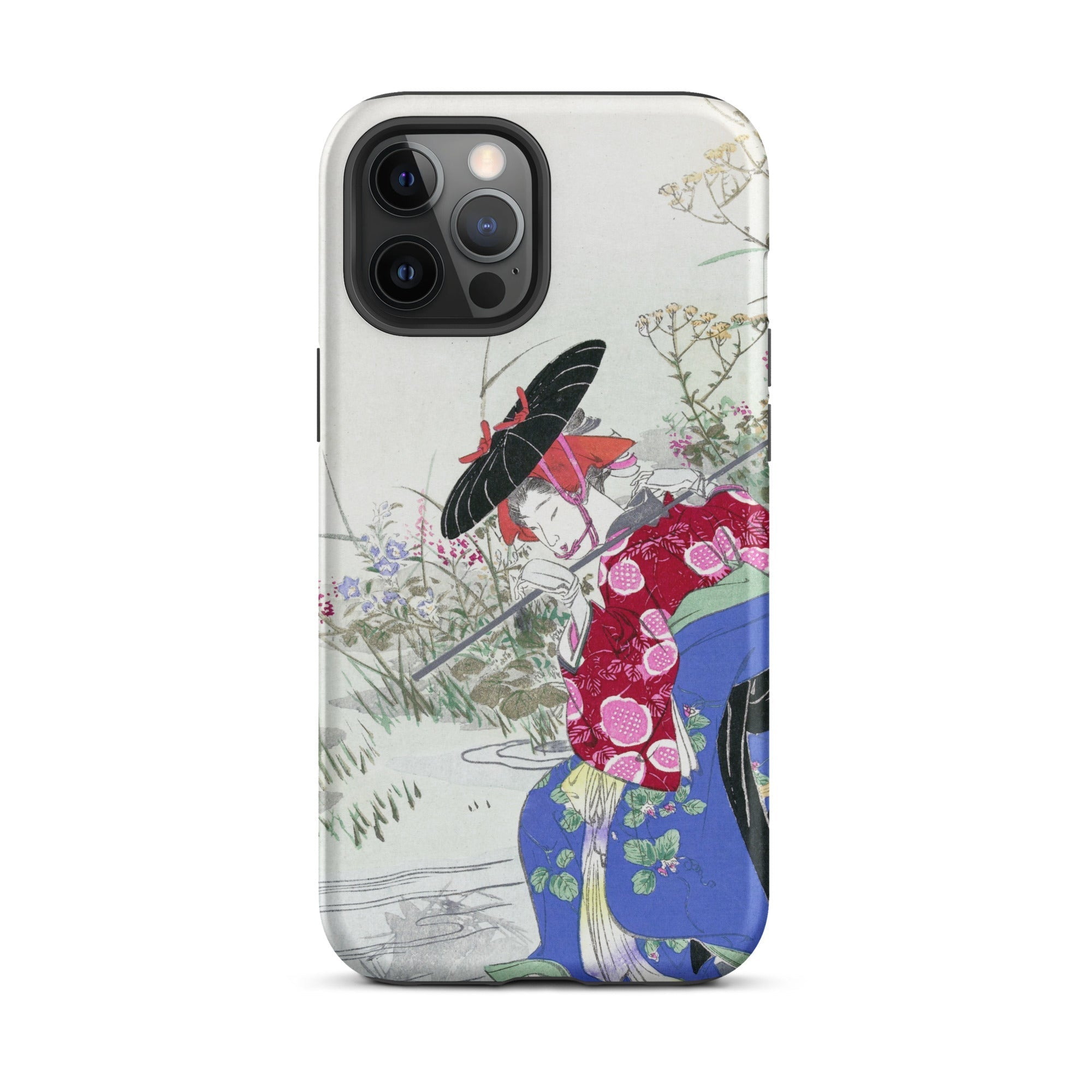 Fox Spirit Ogata Gekko Ukiyo e Iphone Case, 12 Pro Max / Matte, Artistic Phone Case