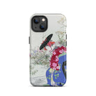 Fox Spirit Ogata Gekko Ukiyo e Iphone Case, 13 / Matte, Phone Case Japanese Art