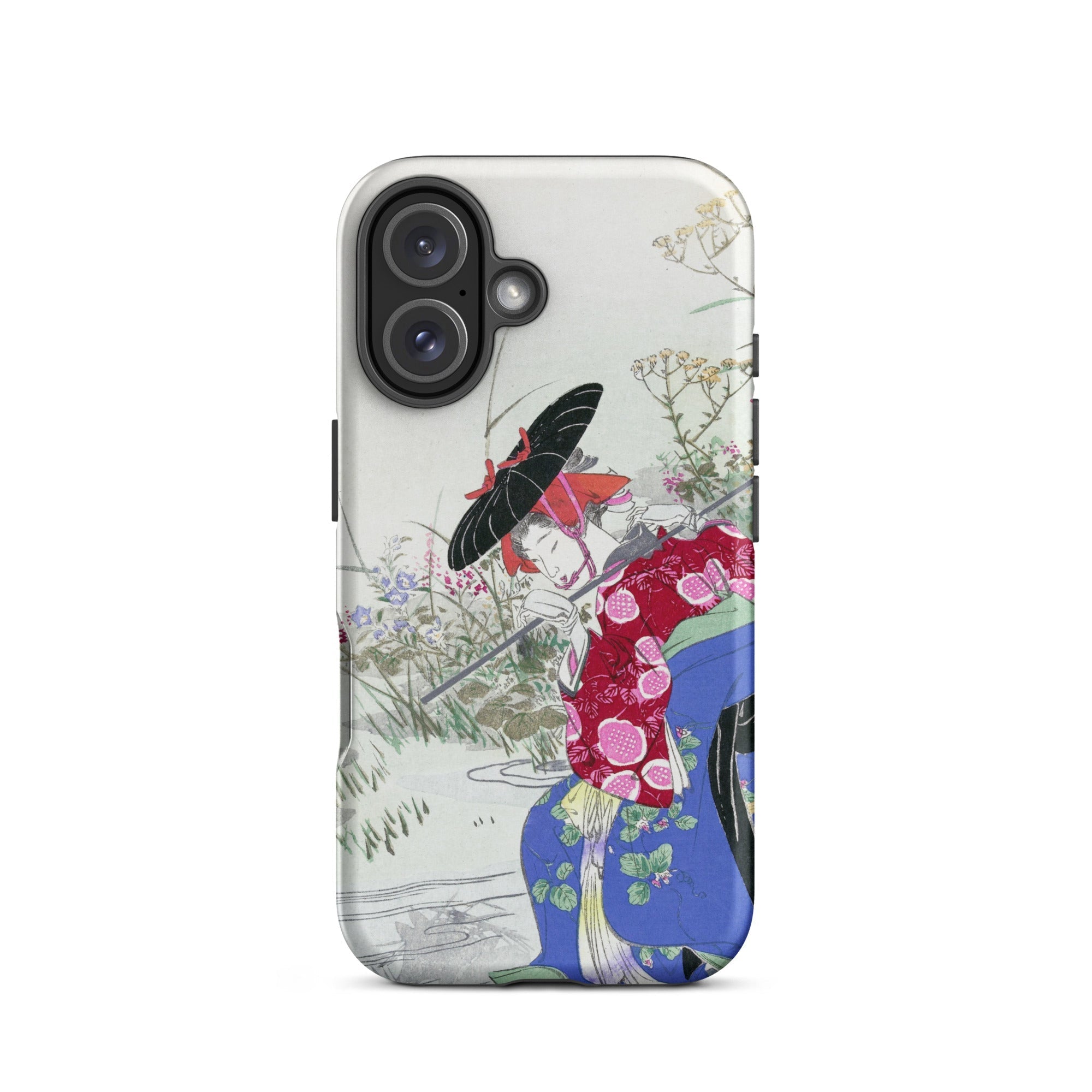 Fox Spirit Ogata Gekko Ukiyo e Iphone Case, 16 / Matte, Phone Case Japanese Art