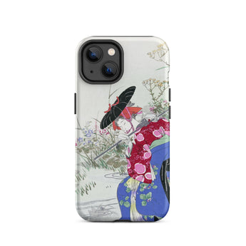 Fox Spirit - Ogata Gekko Ukiyo-e Phone Case Iphone 14 / Matte Iphone Case Japanese Art Ogata Gekko Ukiyo-e, Meiji-era Japan, Enchanting
