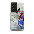 Fox Spirit Ogata Gekko Ukiyo e Samsung Case, Galaxy S21 Ultra / Matte, Smartphone Case Traditional Japanese Art Print