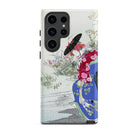 Fox Spirit Ogata Gekko Ukiyo e Samsung Case, Galaxy S23 Ultra / Matte, Smartphone Case Traditional Japanese Art Design