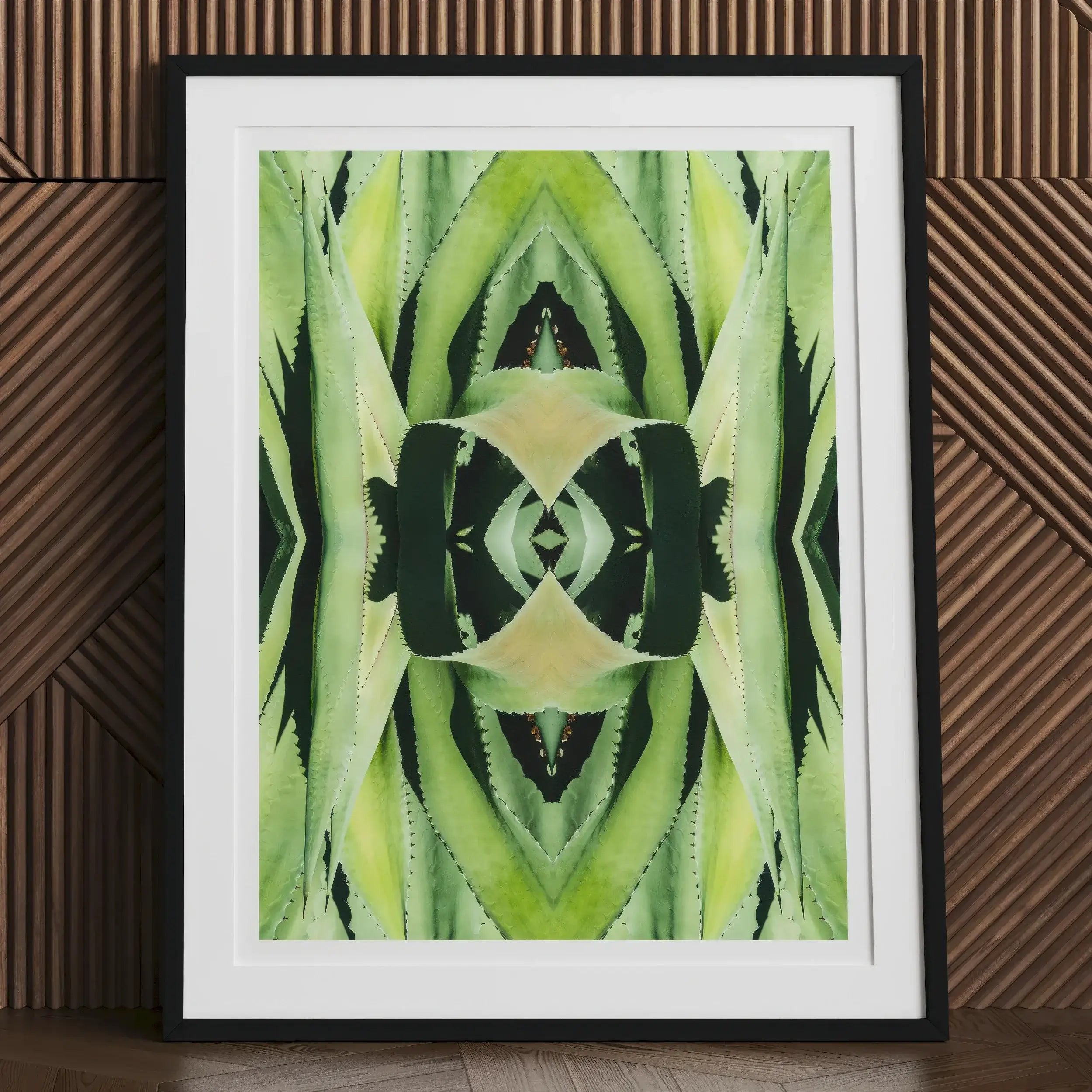 Oh so Succulent - Trippy Modern Botanical Art Print Posters Prints & Visual Artwork