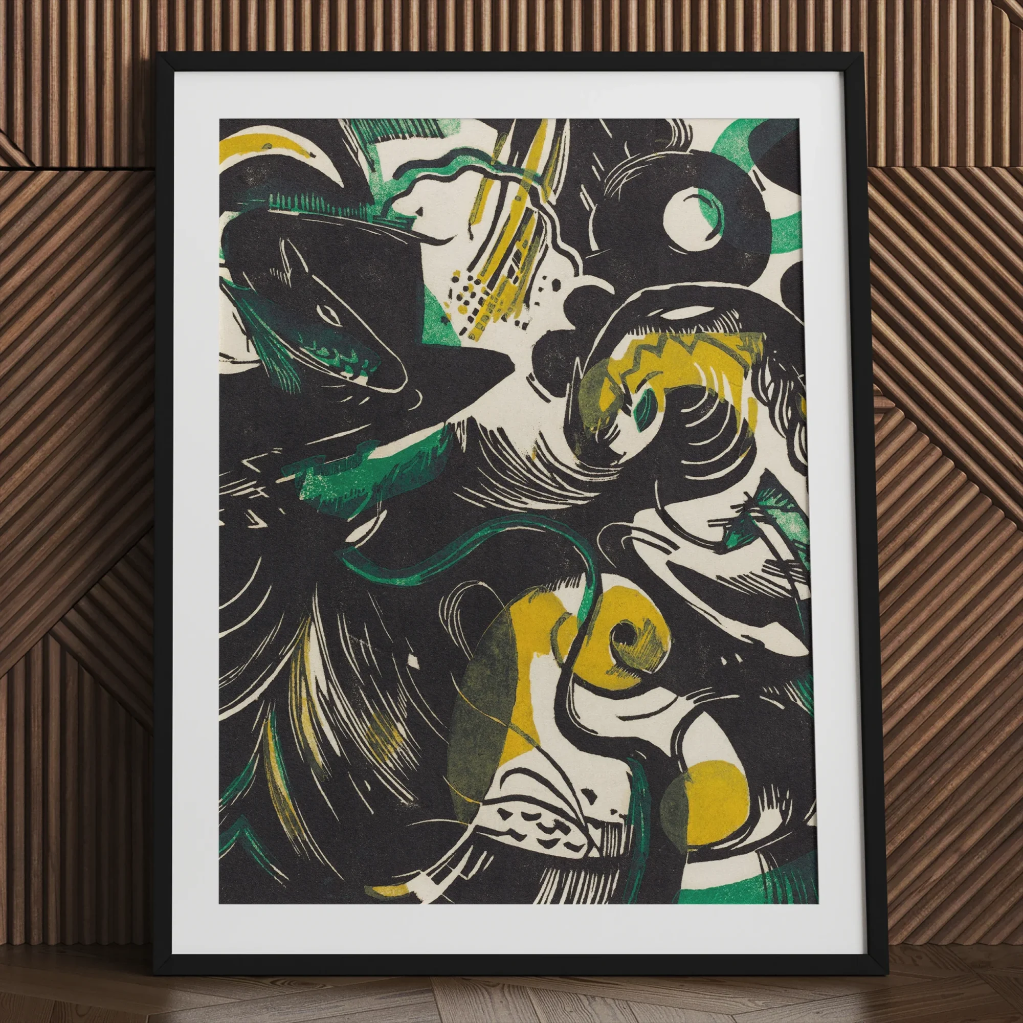 Genesis Ii - Franz Marc Abstract Art Print Posters Prints & Visual Artwork