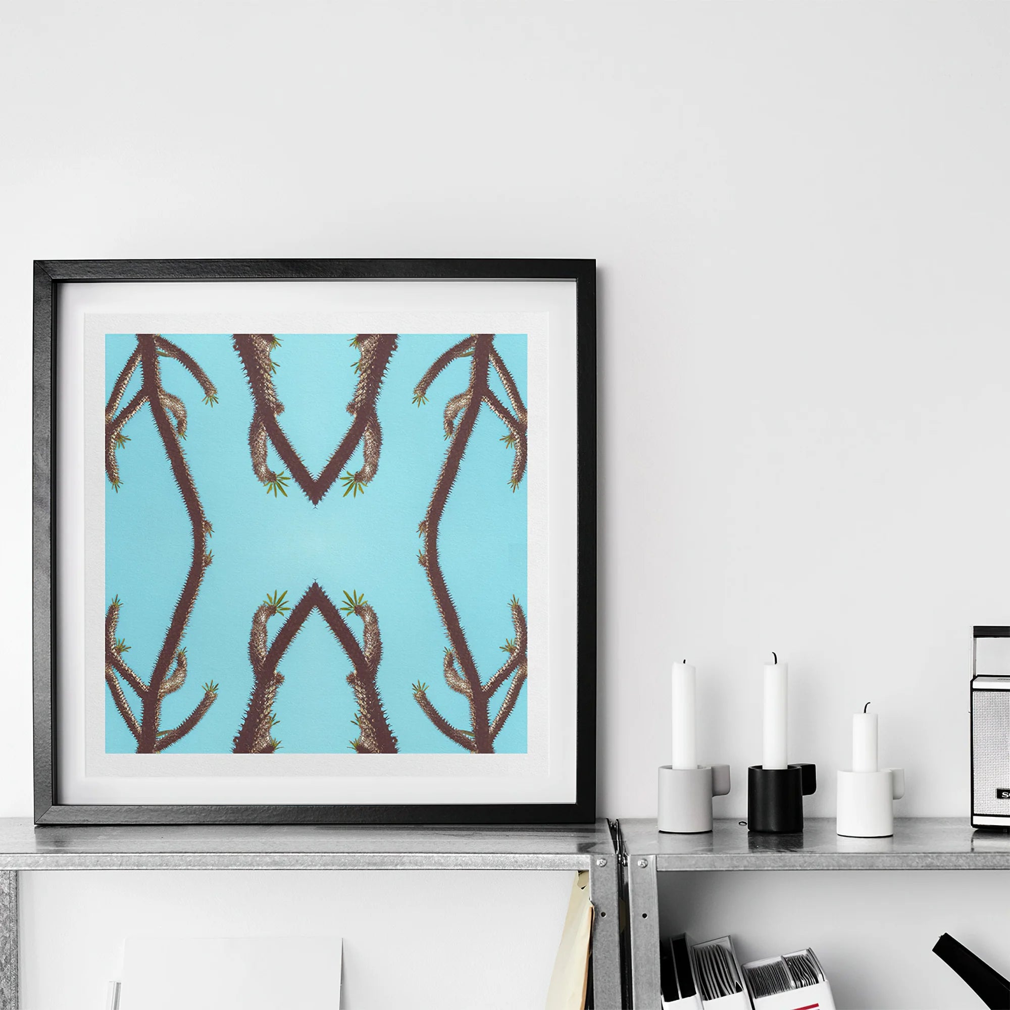 Chain Reaction - Trippy Succulent Art Print Posters Prints & Visual Artwork