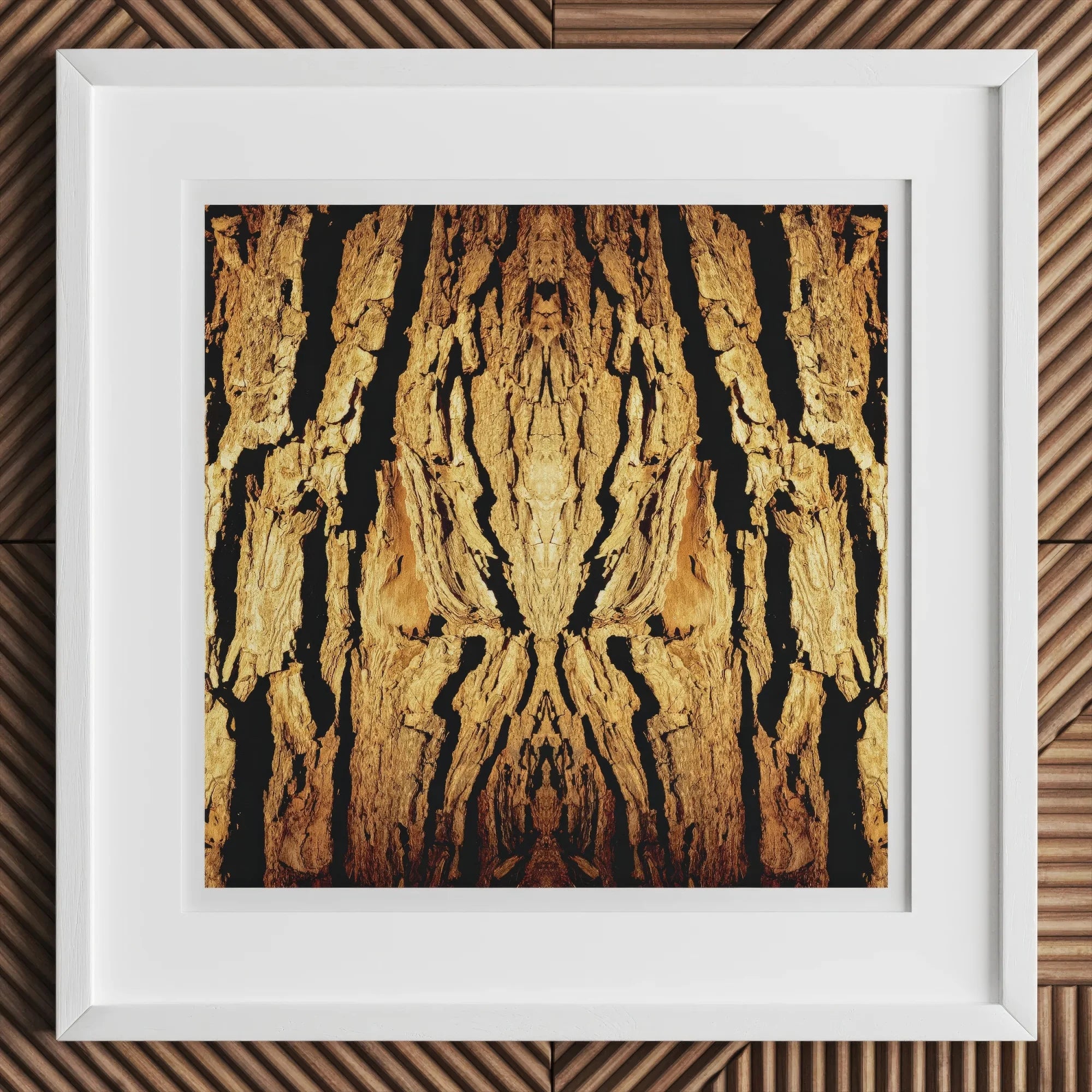 Barking Mad - Trippy Tree Trunk Art Print Posters Prints & Visual Artwork