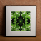 Take me to your Leader - Trippy Leaves Op Art Print Posters Prints & Visual Artwork