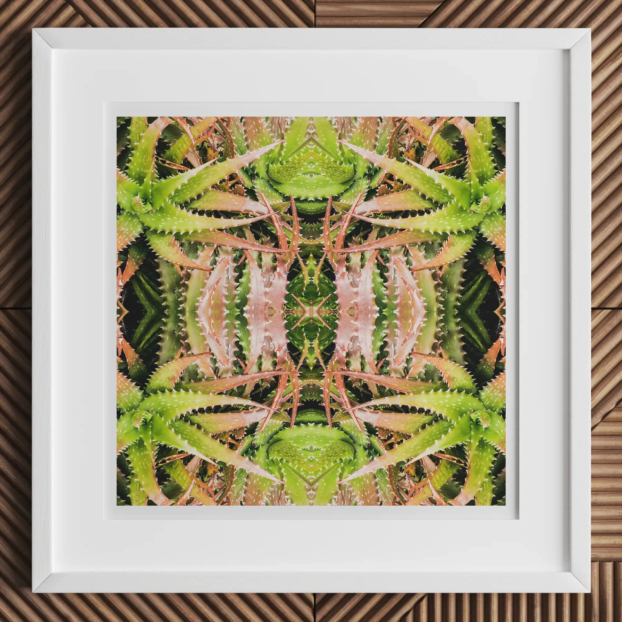 Centre Stage - Trippy Cactus Art Print Posters Prints & Visual Artwork