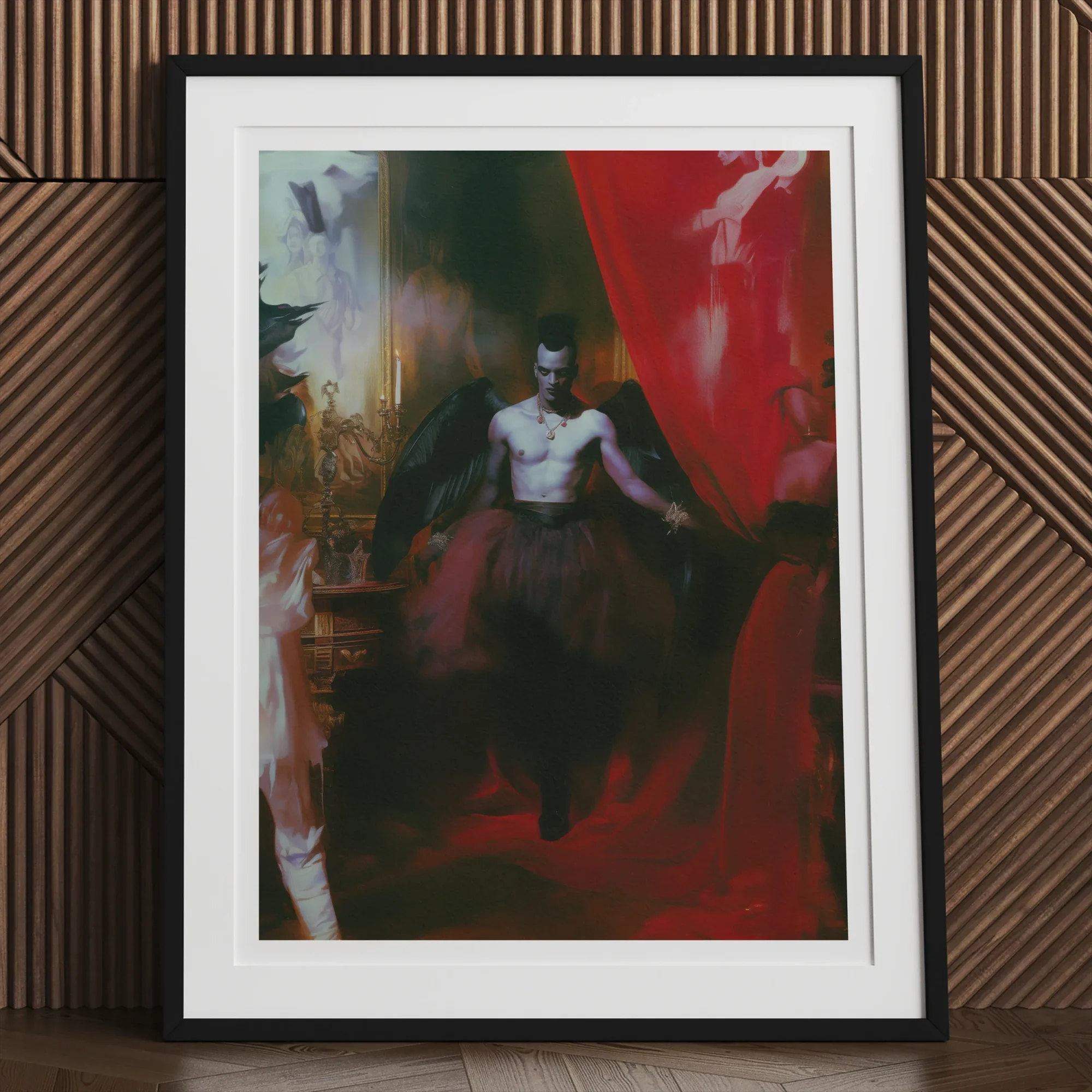 Marius - Gay African American Vampire Art Print Posters Prints & Visual Artwork