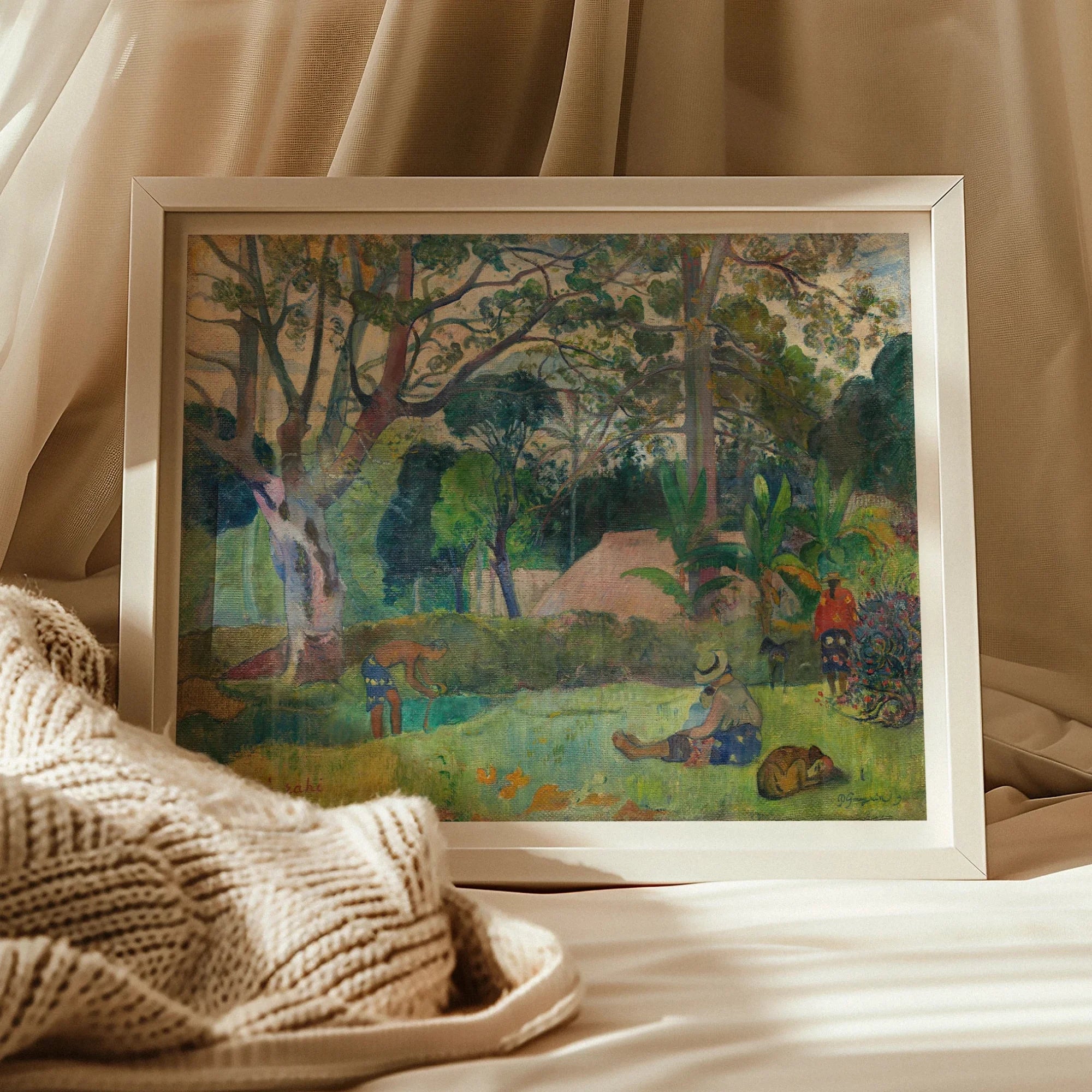 The Big Tree - Paul Gauguin Art Print Posters Prints & Visual Artwork