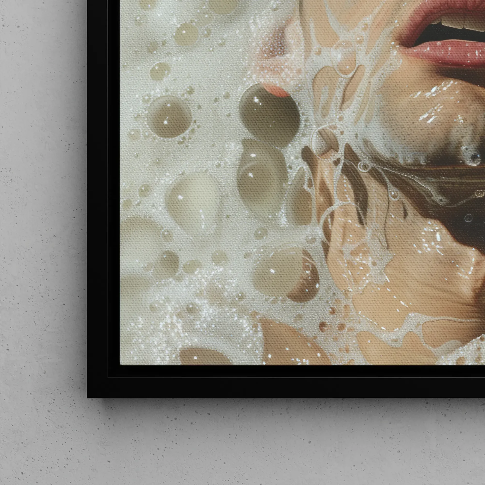 Rub-a-dub - Gay Wet Dream Framed Canvas Posters Prints & Visual Artwork