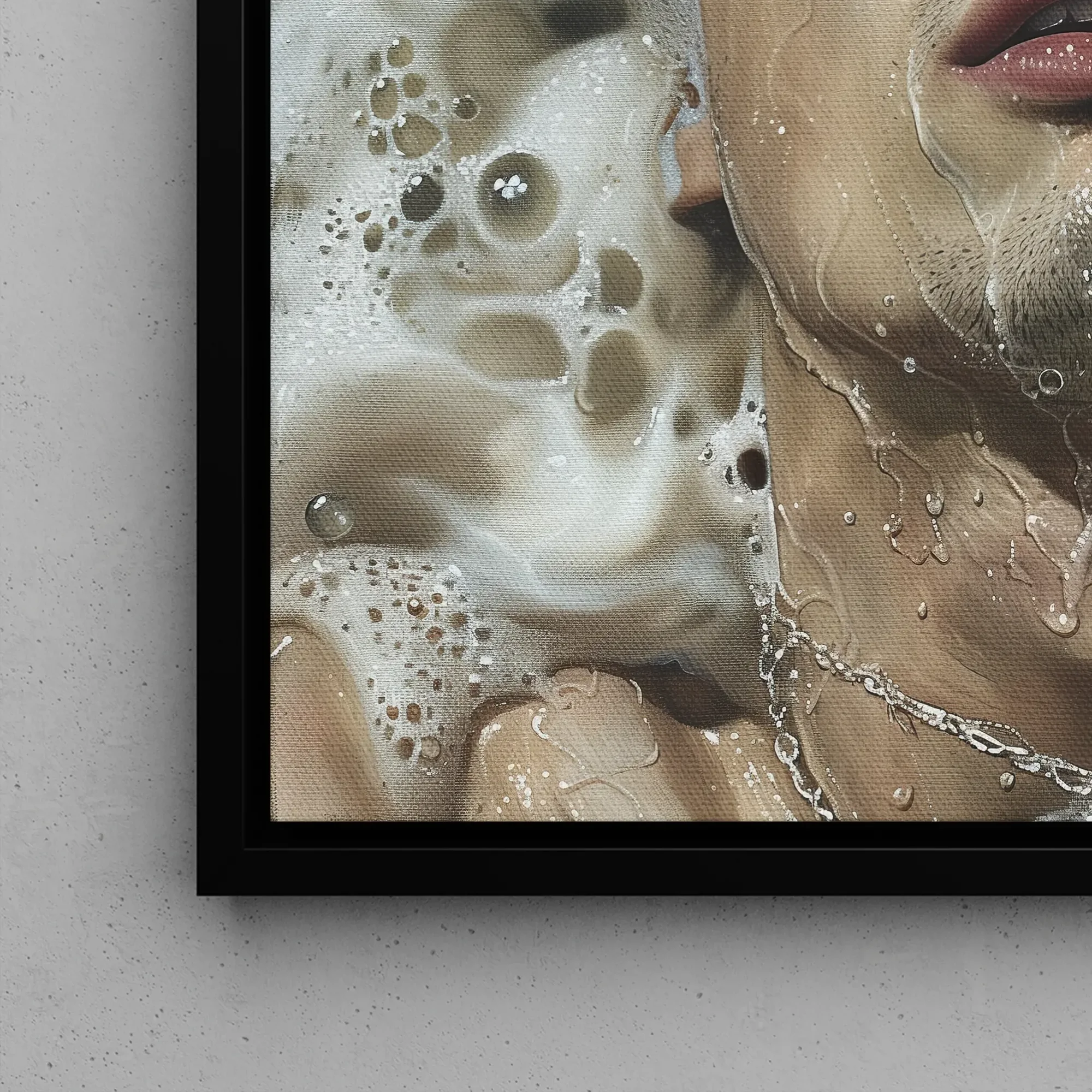 Wet Whistle - Sensual Gay Erotica Framed Canvas Posters Prints & Visual Artwork