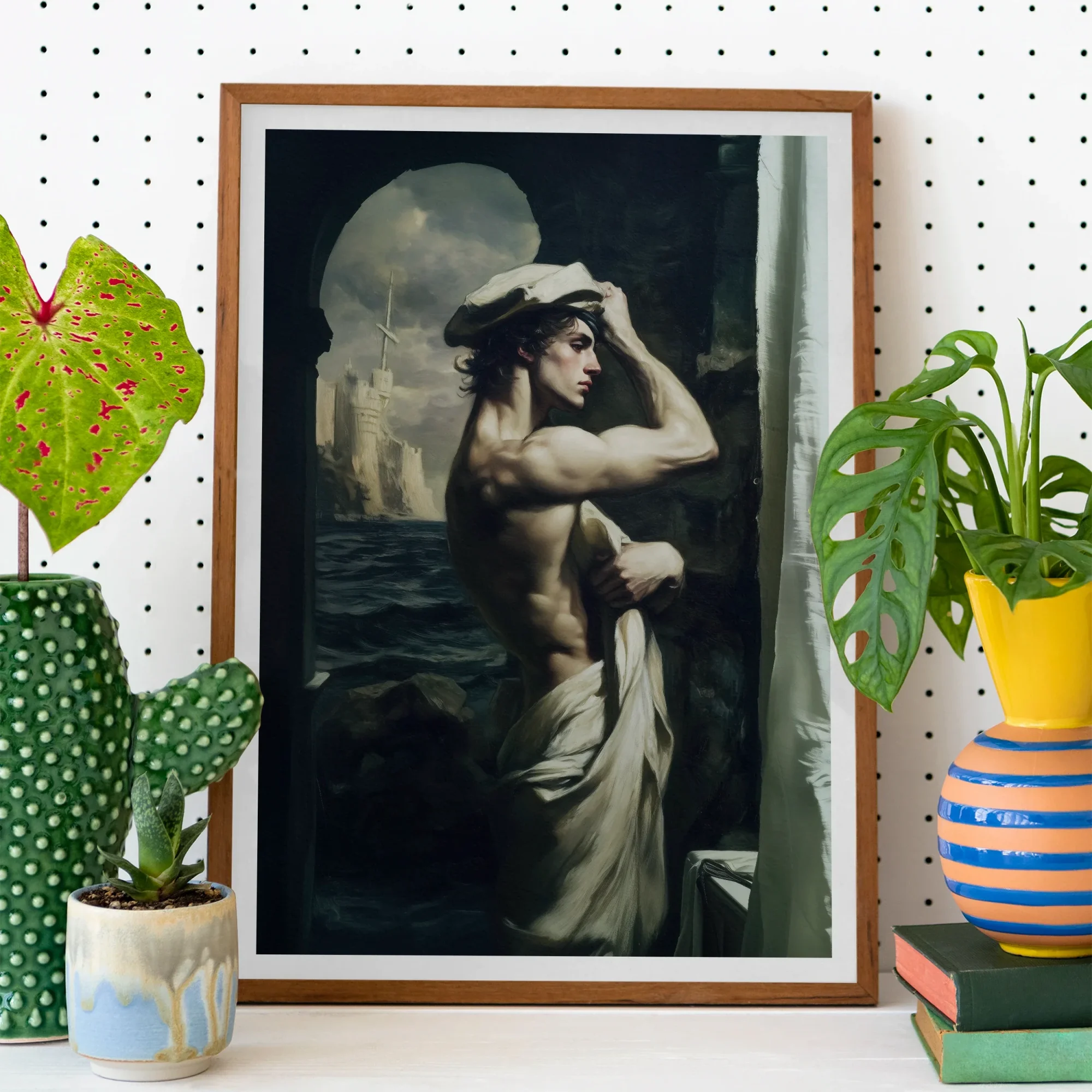 Bathsheba - Neoclassical Gay Sailor Art Print Posters Prints & Visual Artwork