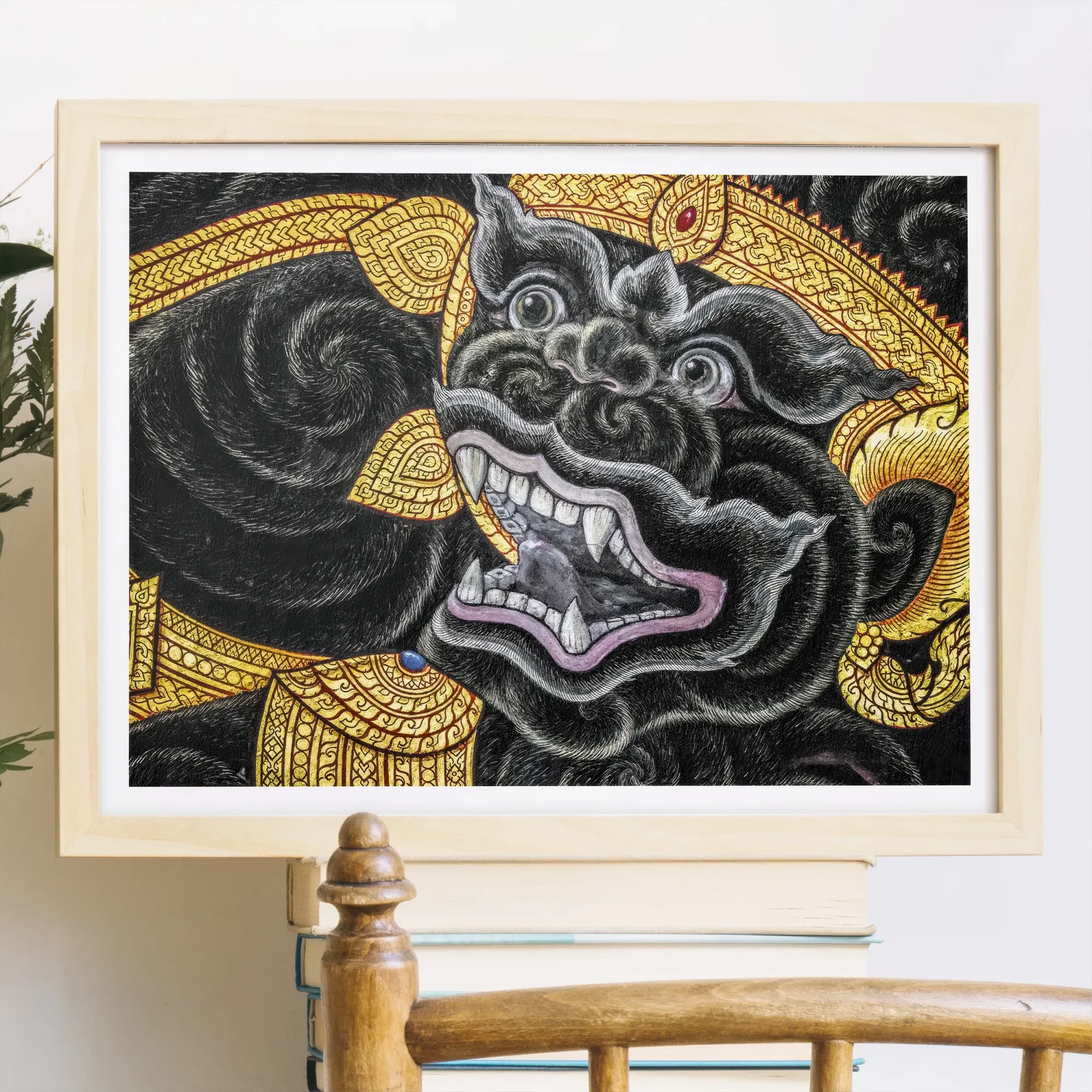 Monkey Magic - Traditional Thai Myth Art Print Posters Prints & Visual Artwork