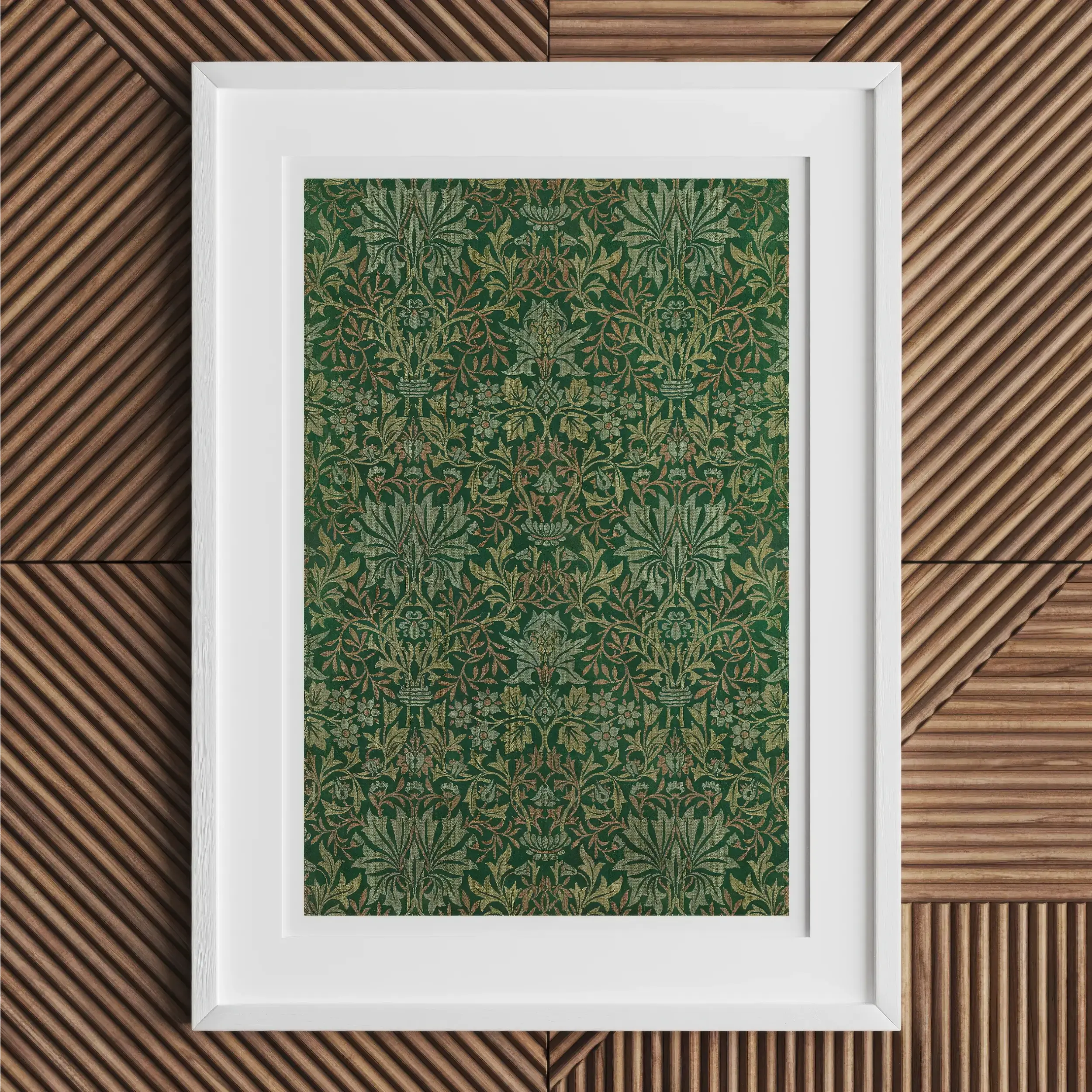 Flower Garden - William Morris Decorative Pattern Art Print Posters Prints & Visual Artwork