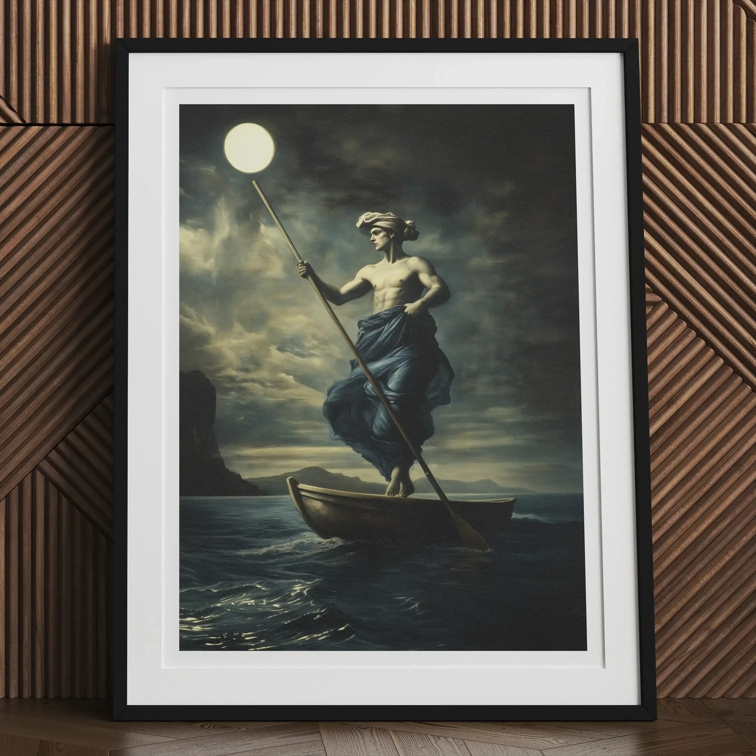 Moonstruck - Gay Seaman Myth Art Print Posters Prints & Visual Artwork