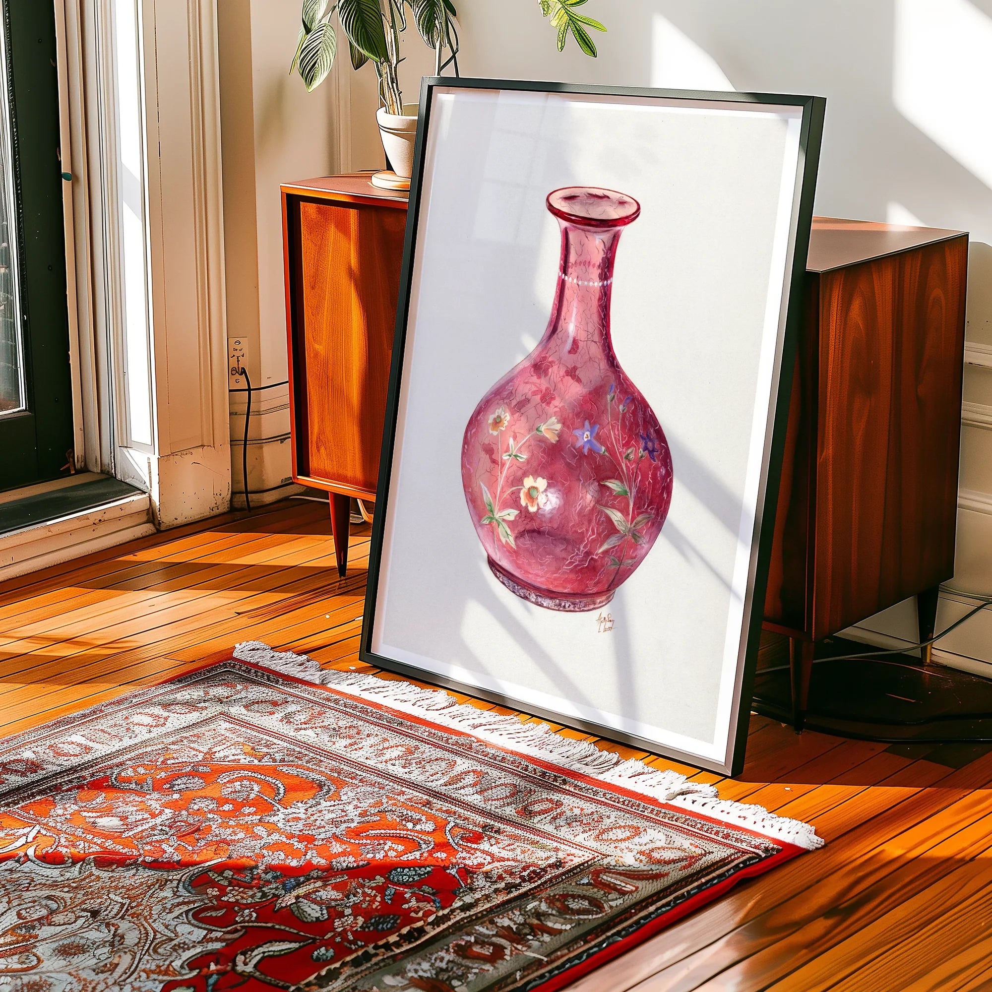 Hand Painted Carafe - Ralph Atkinson Art Print Posters Prints & Visual Artwork