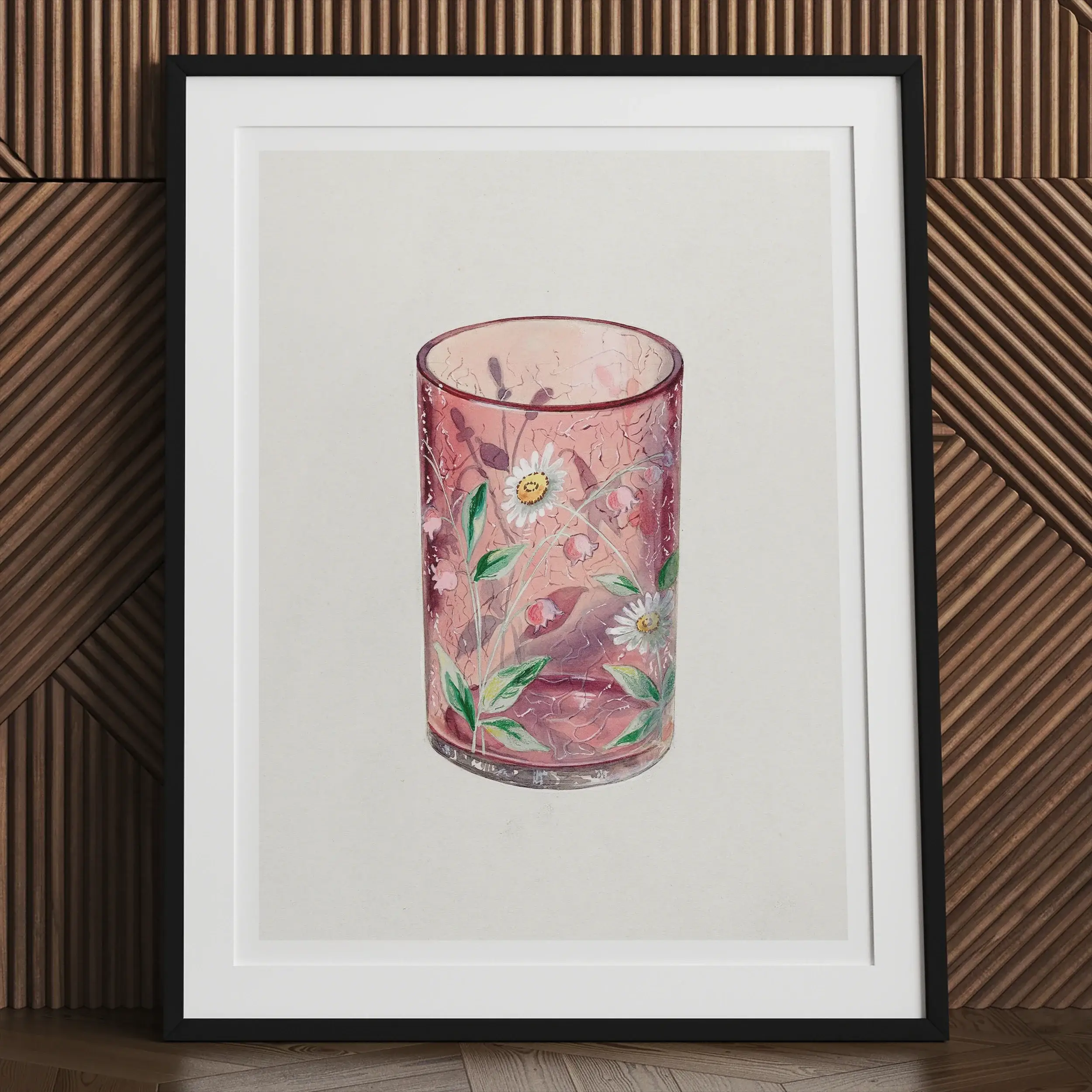 Hand Painted Glass - Ralph Atkinson Decorative Art Print Posters Prints & Visual Artwork